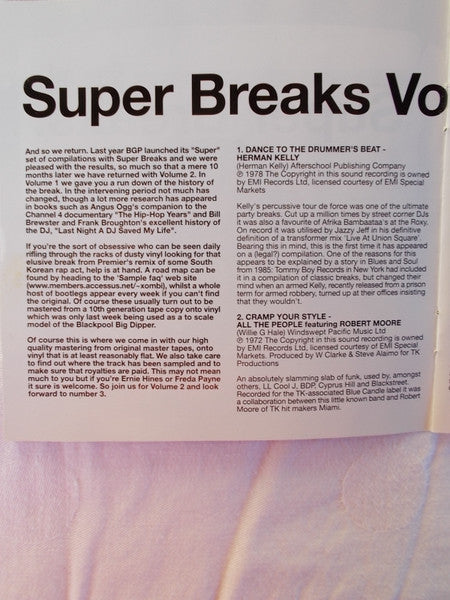 super-breaks.-essential-jazz,-soul-and-funk-break-beats.-volume-two