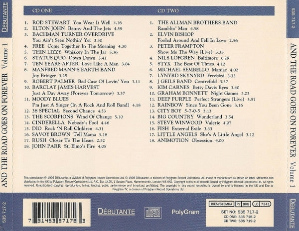and-the-road-goes-on-forever-volume-1---36-hard-rock-classics