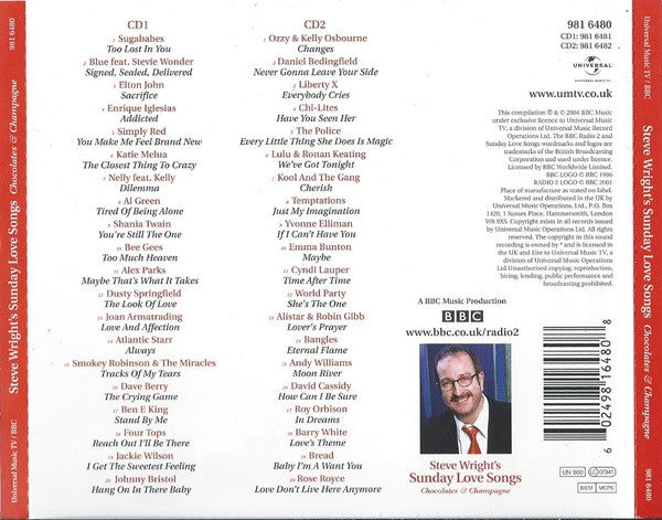 steve-wrights-sunday-love-songs-chocolates-&-champagne