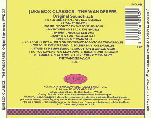 jukebox-classics---the-wanderers-(original-soundtrack)