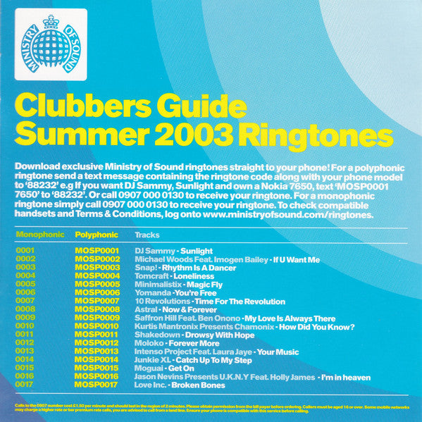 clubbers-guide-summer-2003