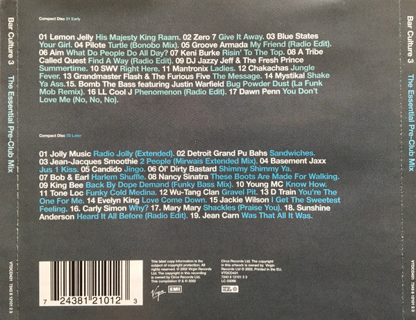 bar-culture-3:-the-essential-pre-club-mix
