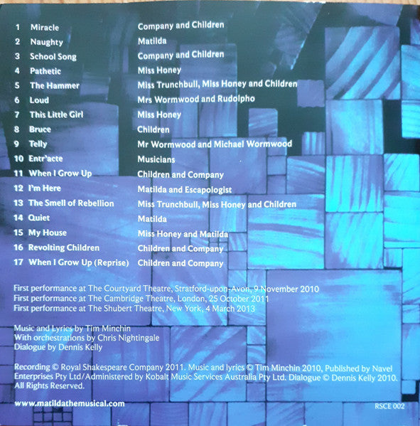 matilda-the-musical:-original-london-cast-recording