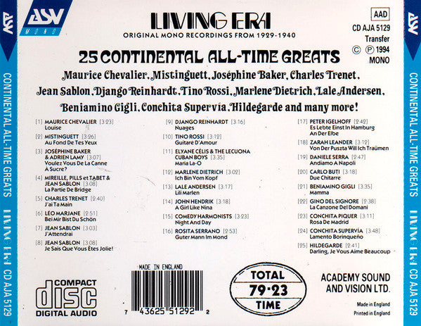25-continental-all-time-greats