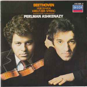 CD Beethoven & Perlman & Ashkenazy - Violin Sonatas Kreutzer - Spring