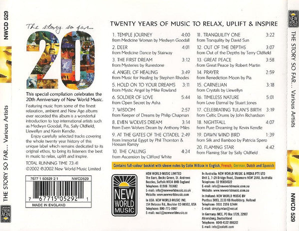 the-story-so-far...-:-twenty-years-of-music-to-relax,-upfilt-&-inspire-