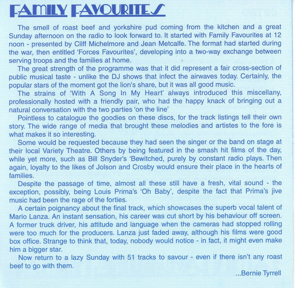 family-favourites
